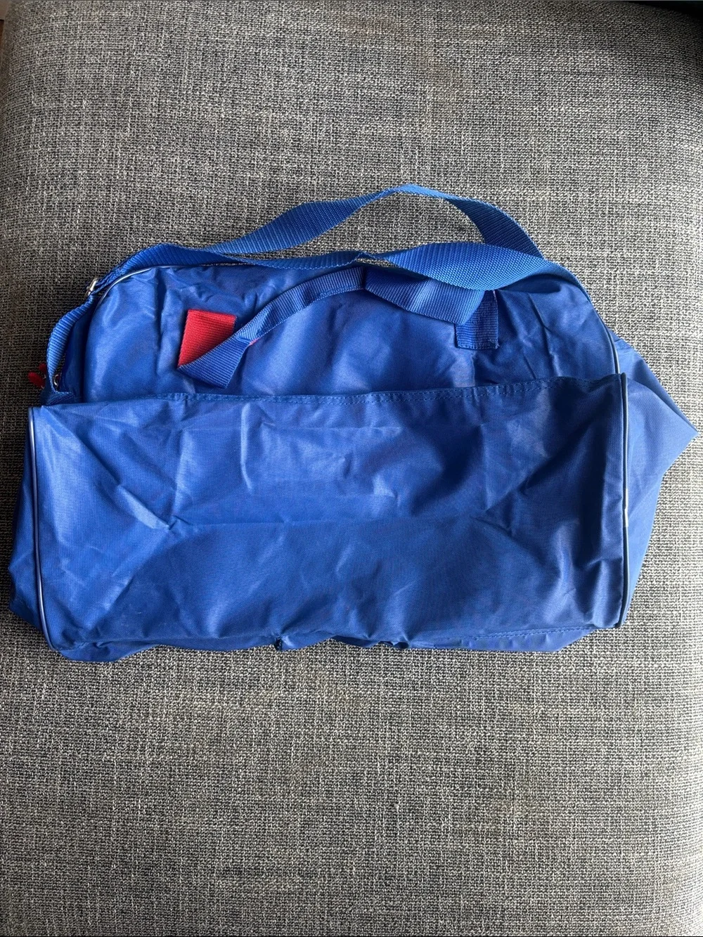 NWT Vintage 90s Wilson Blue Red Duffel Bag Sports Gym Bag